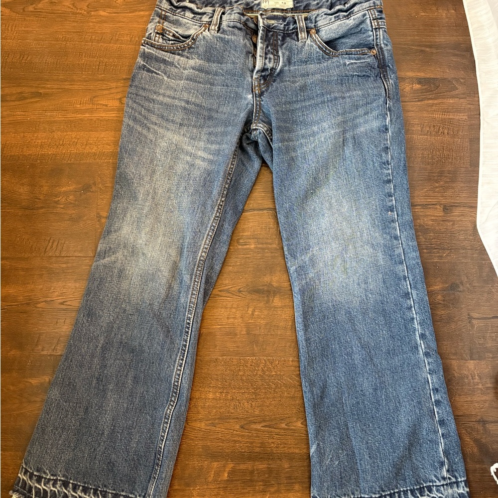 Free People Vintage Wash Denim Jeans